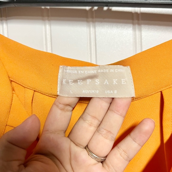 Keepsake Follower Pant Trouser Crepe Size Large L Mustard Yellow - Picture 9 of 9